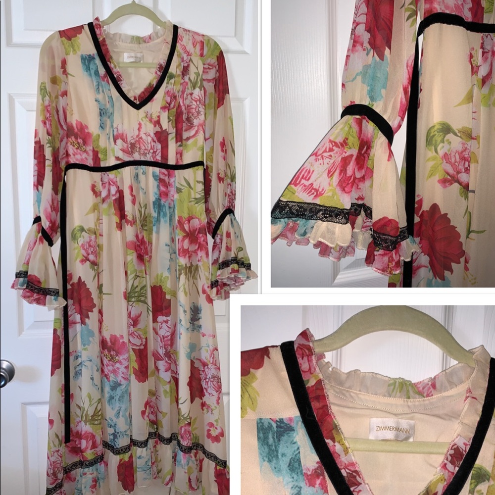 Zimmermann floral dress
